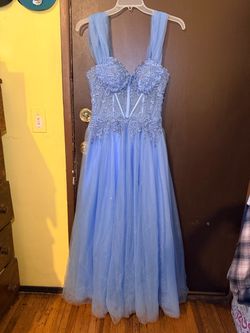 beautiful Baby blue dress size 8