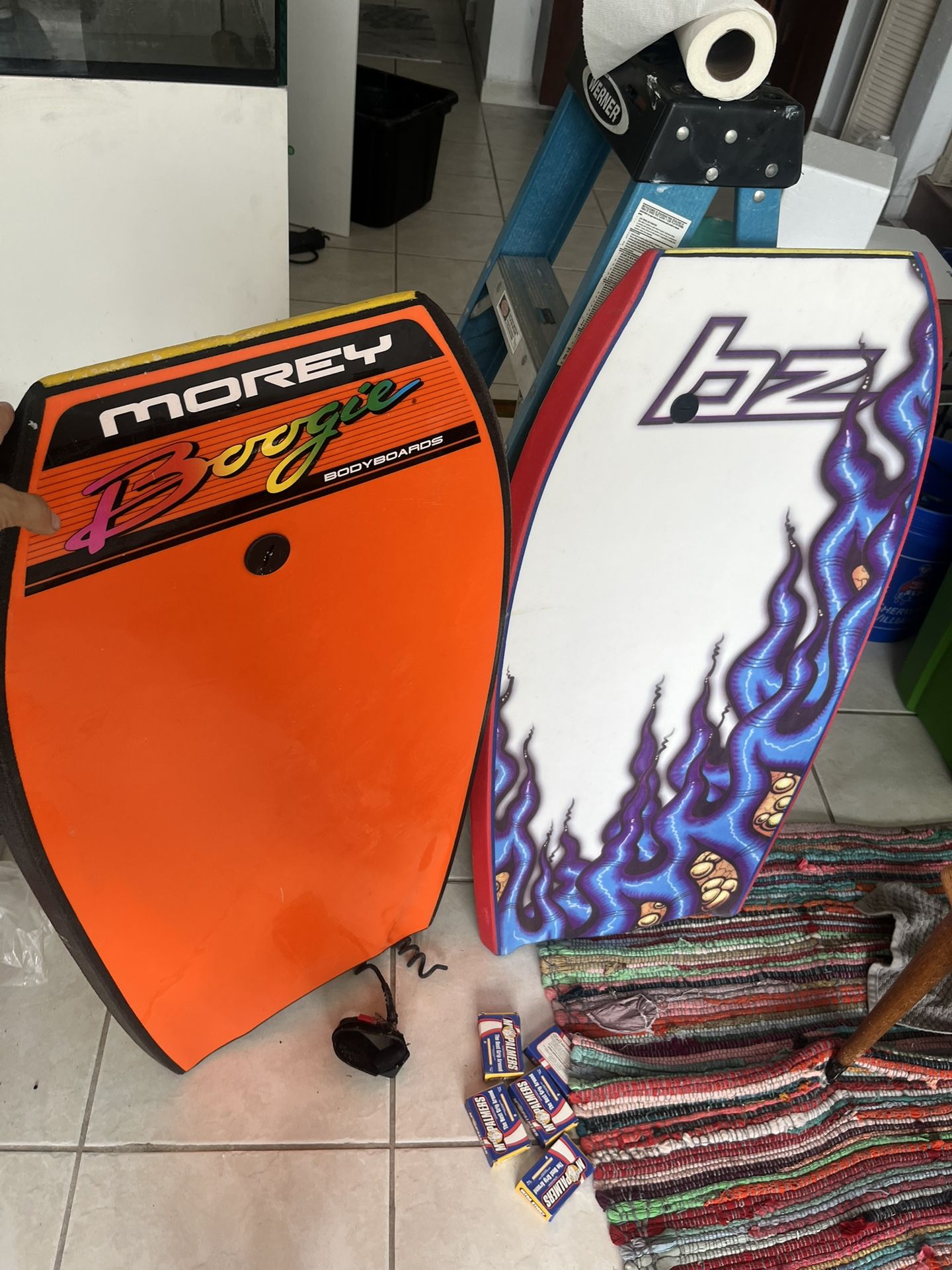 Great Condition Rare BZ Grodzen Boogie Board with graphic Bottom