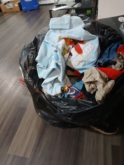 Bag of boy clothes