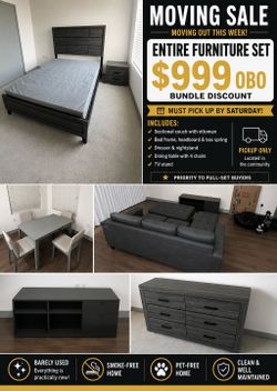 Moving Sale — Entire Furniture Set 🏷️