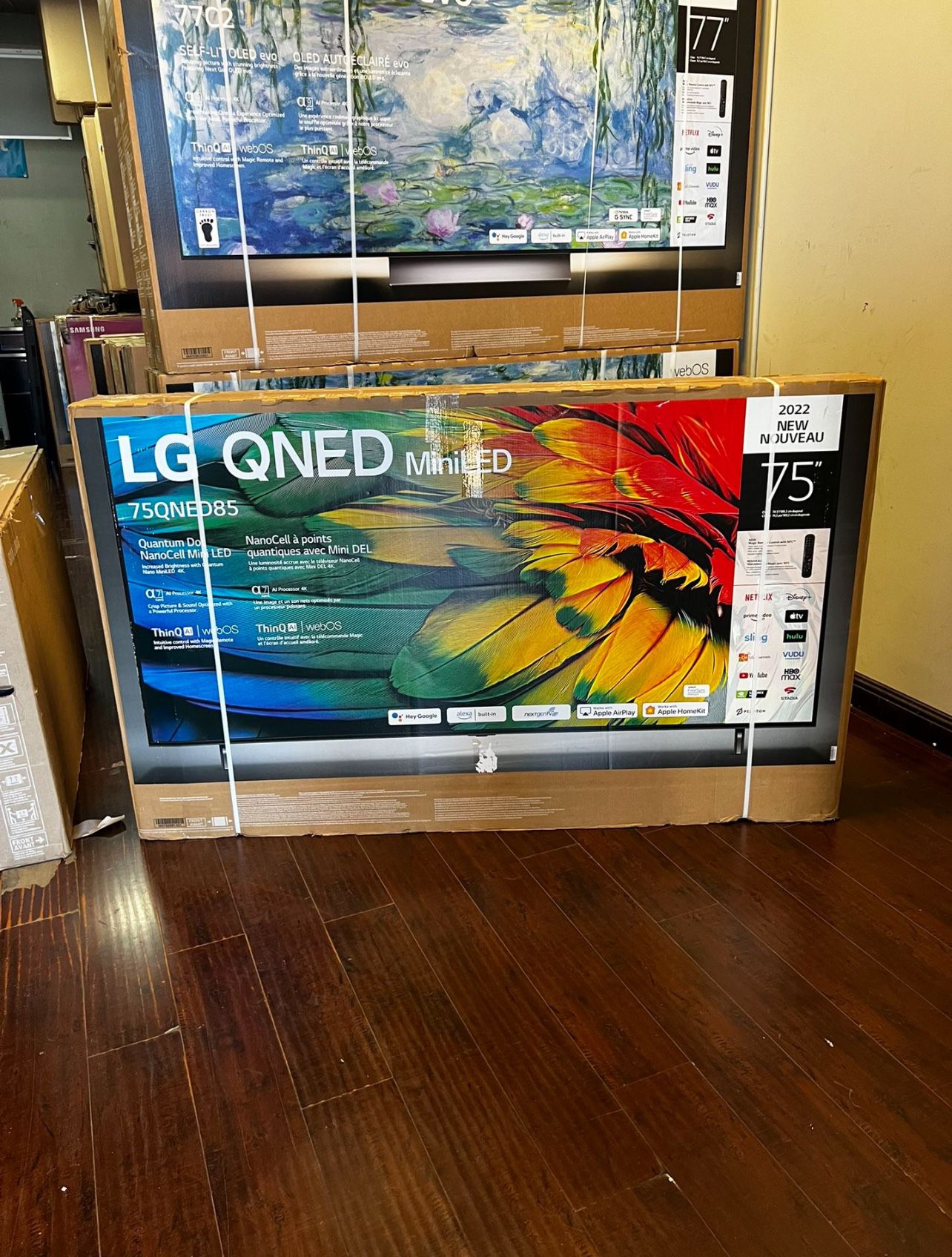 75” LG QNED Mini LED 4K Smart Tv 120 Hertz