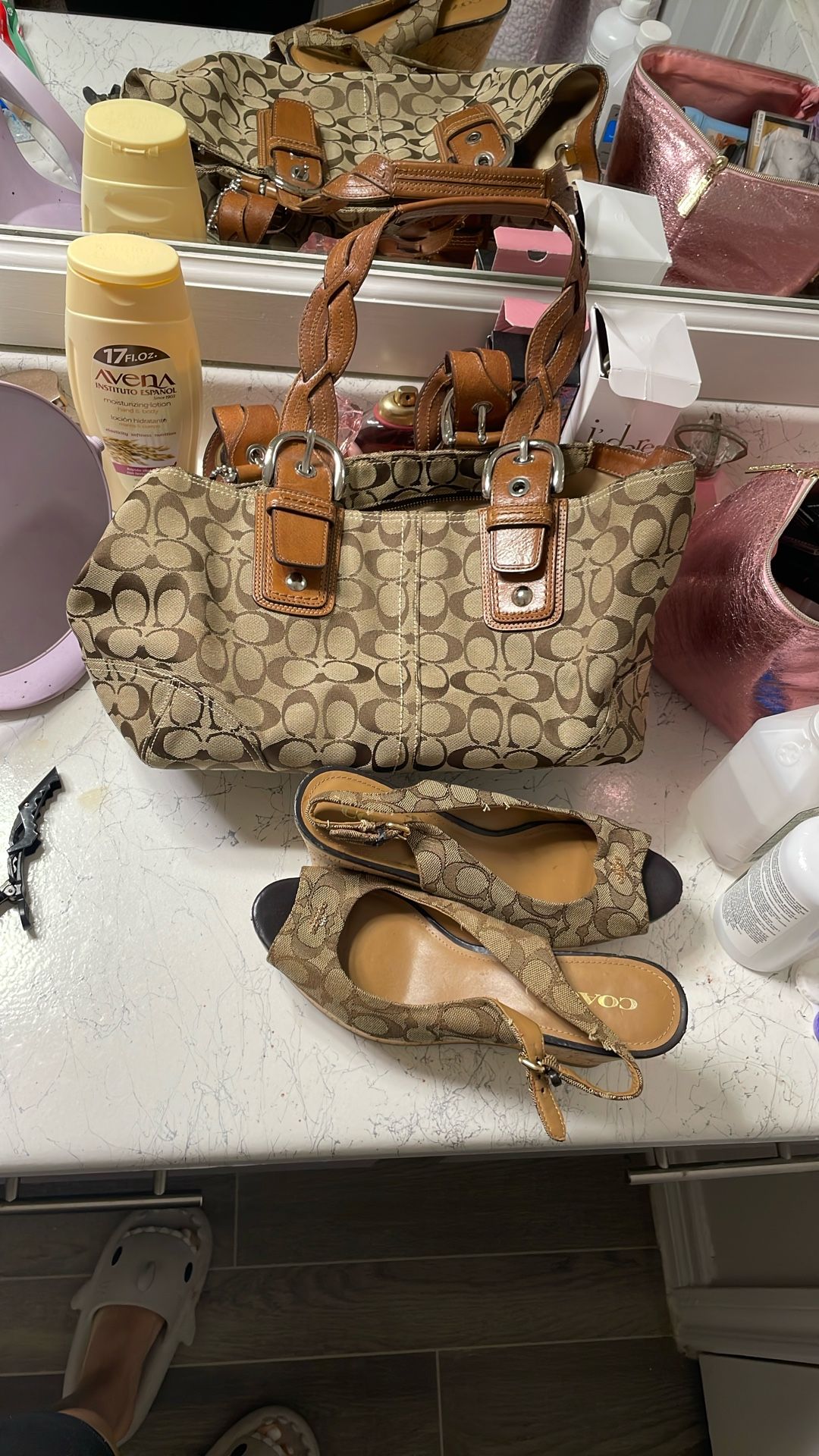 Cartera Y Sandalias Coach