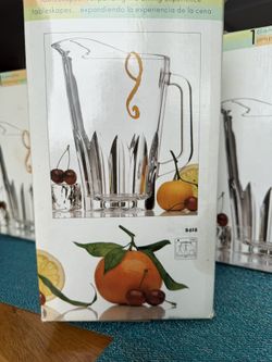 Mid Century Glass Pitcher - 4 Available