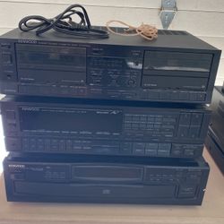 Vintage Kenwood Stereo System