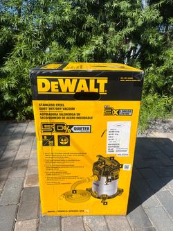 Dewalt Stainless Steel wet/dry vaccum