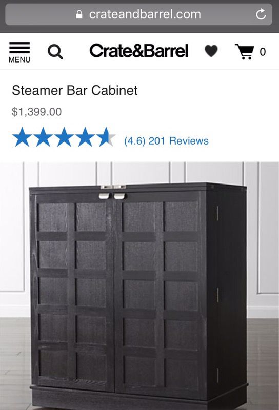 Steamer Bar Cabinet