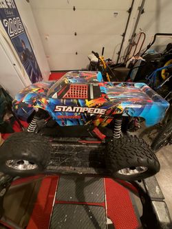 Newer stampede remote control truck
