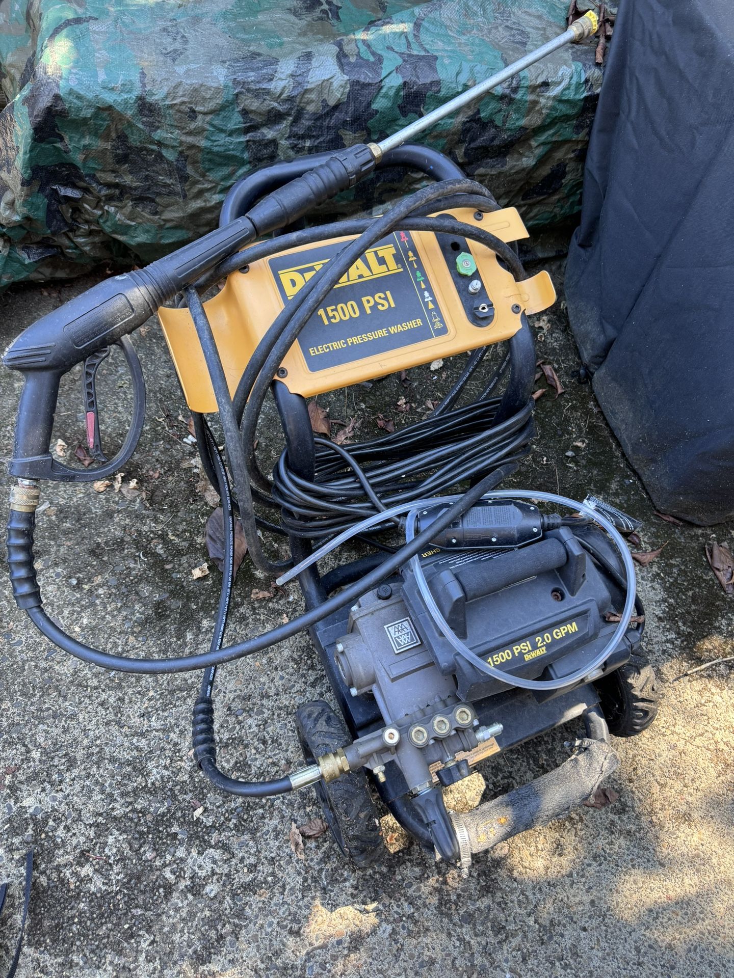 Dewalt Electric Pressure Washer 1500 Psi