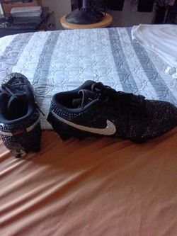 Football Cleats Jordan Nike 101/2 black.