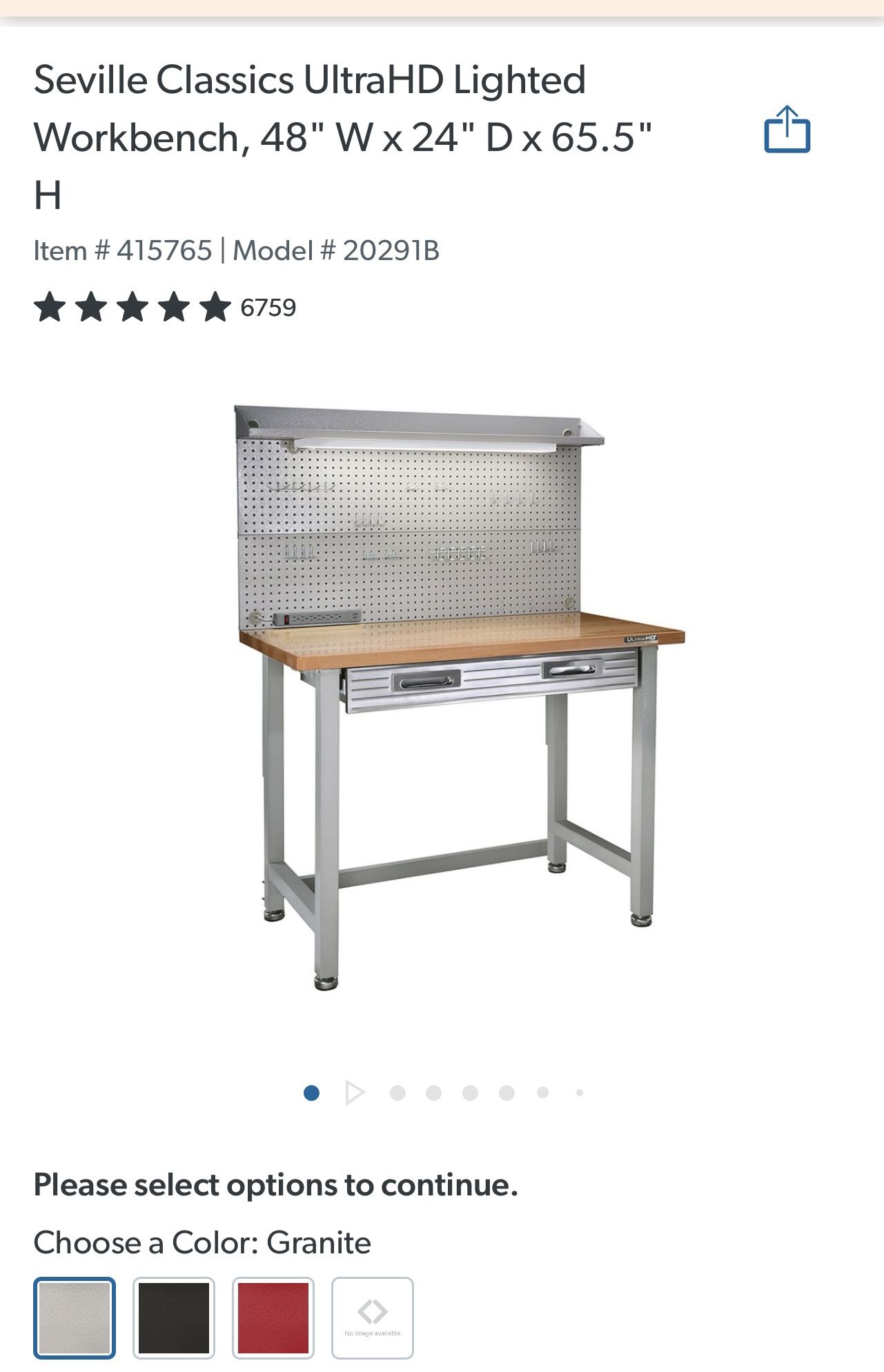 Seville workbench. Steel industrial strength.