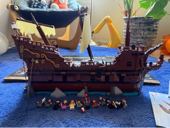 LEGO The Goonies #21363 Built, includes all minifigs, ship, instruction booklets, box