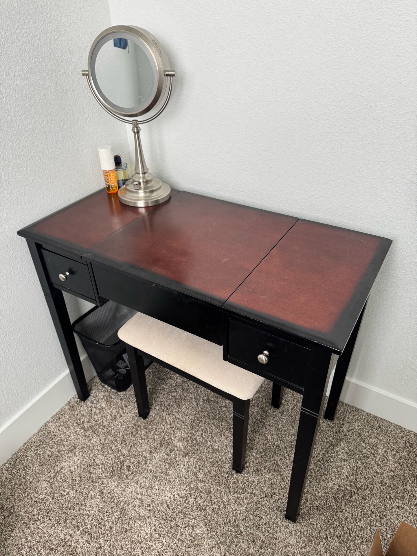 Makeup table