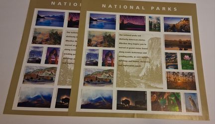National Parks Collectable Stamps 