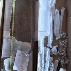 New Open Box Wall Clothing Rack & Shelf
