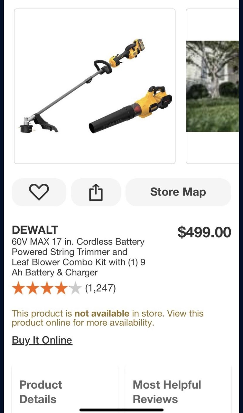 DEWALT 60V MAX 17 in. Cordless Battery Powered String Trimmer