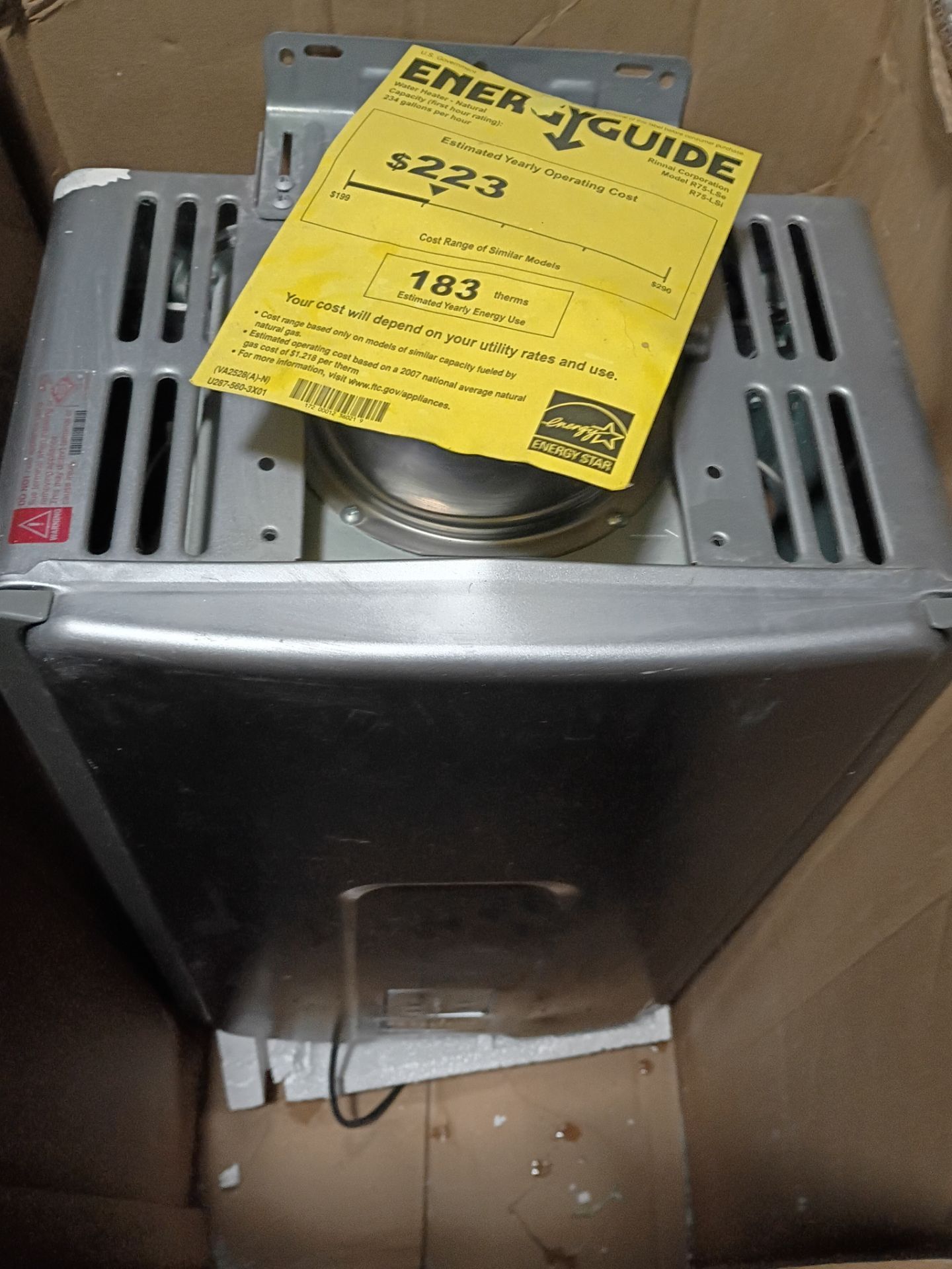 Rinnai tankless hot water heater