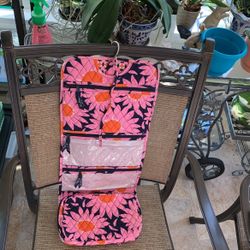 Vera Bradley travel cosmetic jewelry case