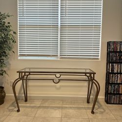 Metal Console Table 