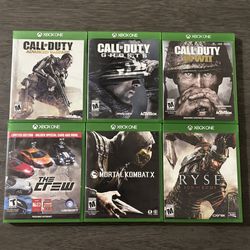 Xbox 1 Games - $35