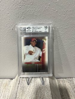 2003 Upper Deck LeBron James Box Set #8 Rookie RC BCCG 10 Mint or Better Cavs