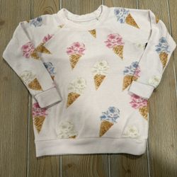 Chaser Kids Ice Cream Print Pullover Size 4