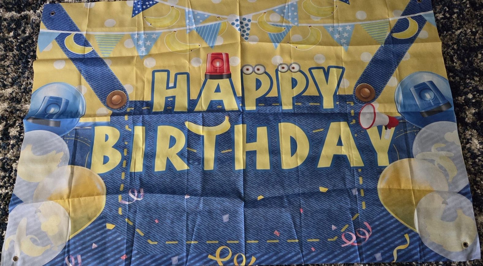 Minion Happy Birthday Banner