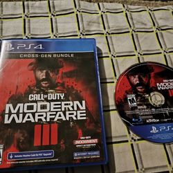 Call of Duty COD Modern Warfare 3 Cross-Gen Sony PlayStation 4 Oop PS4 Game Rare