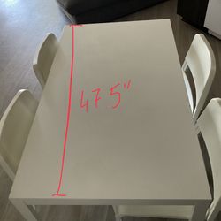 Table With 4 Chairs Pick Up Today 