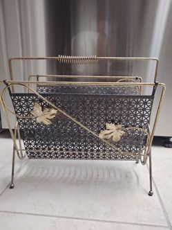 Antique magazine holder