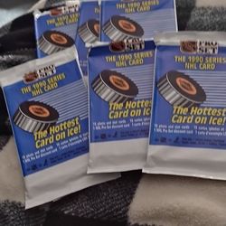 Hockey 6 Pro set 1990 packs cash porch pickup Redmond