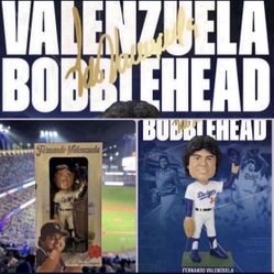 Fernando Valenzuela Bobblehead Sga 2025 Dodgers 