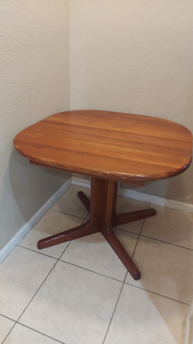 Small Wood Table , Breakfast Table
