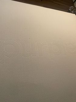 Purple queen size mattress