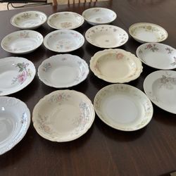 15 Vintage Antique Soup/salad Bowls