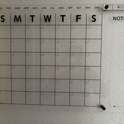 Acrylic Monthly Calendar 