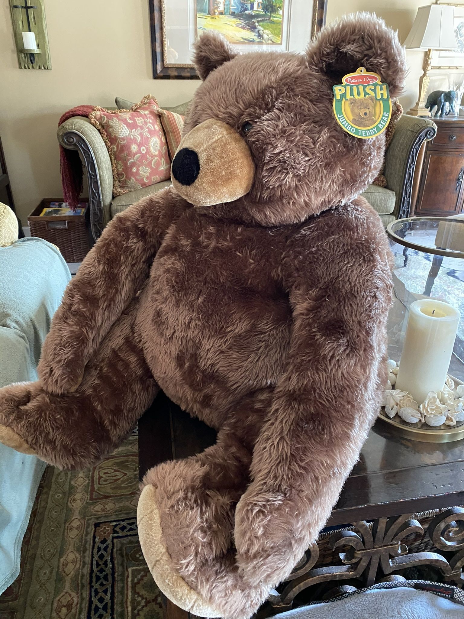 Melissa Doug Jumbo Teddy Bear New In Box Reduced Price for Sale in Scottsdale AZ OfferUp