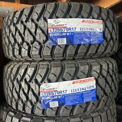 LT285/70/17 ATLANDER - New Tires $160 EACH TIRE/ CADA LLANTA- INSTALLED AND BALANCED