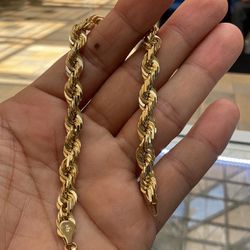 10kt Gold Solid Bracelet 