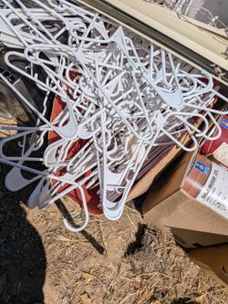 Free white hangers