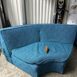 Mid-century rounded sofa
