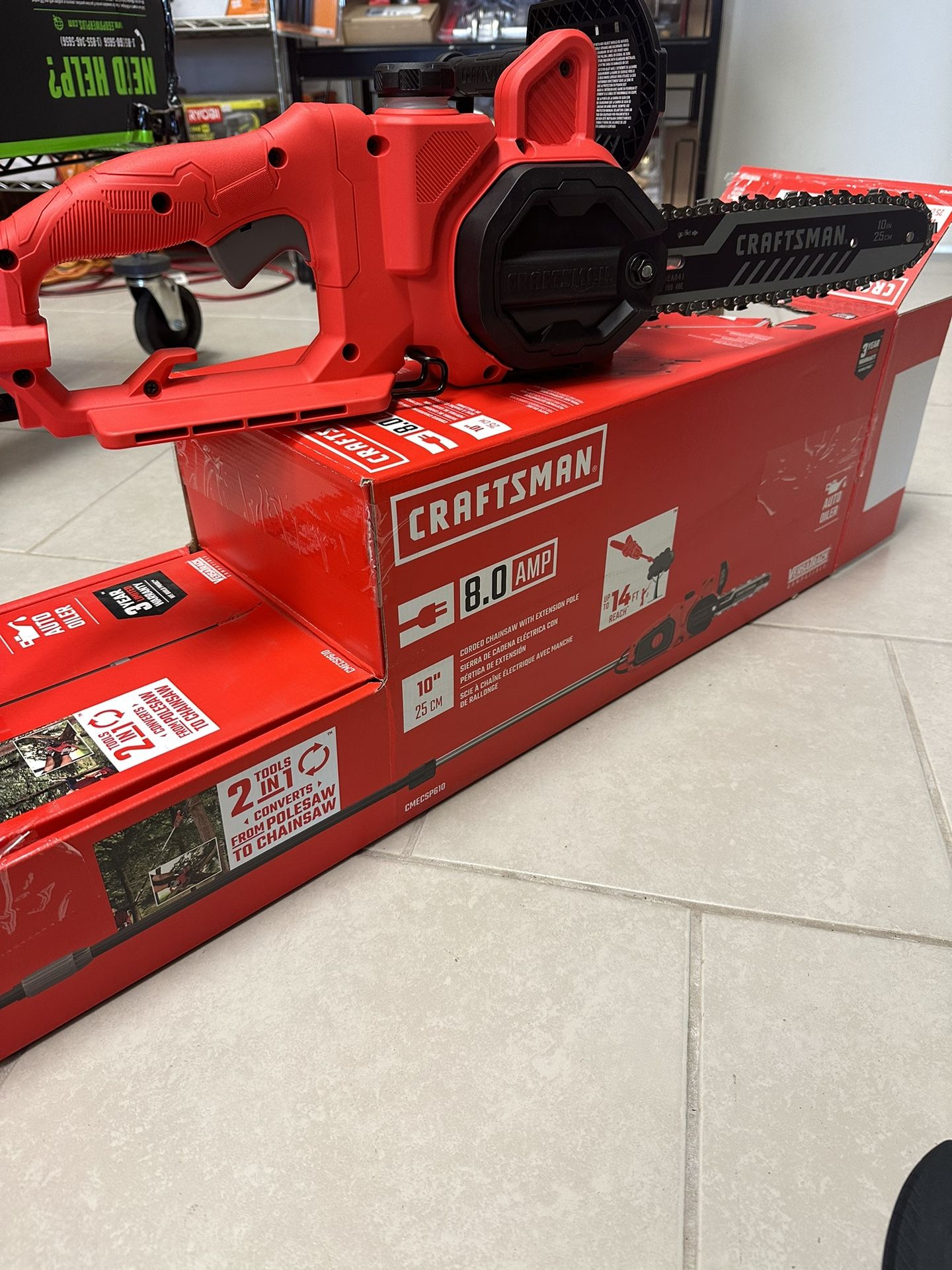 Craftsman pole saw cmecsp610 deals