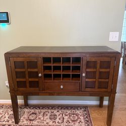 Wood Buffet / Wine Cabinet