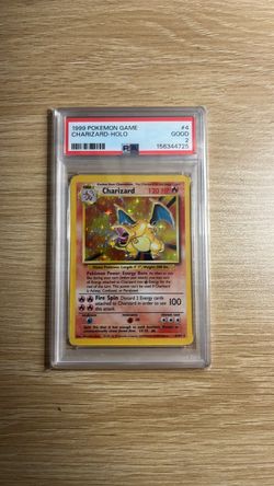 1999 Pokemon Charizard Holo #4 PSA 2