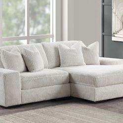 NEW SUNDAY SECTIONAL SOFA ALSO BEDROOM FURNITURE MATTRESS AND BEDS