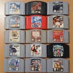 N64 Nintendo 64 Games (P1) $10 Each.
