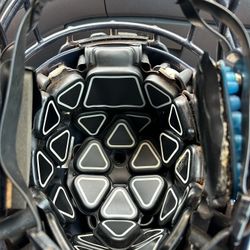 Navy Blue Schutt Vengeance Football Helmet 