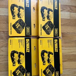 *NEW* Dewalt 20V Battery and Charger Kit — $140 Each kit