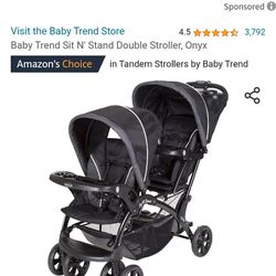 Baby Trend Double Stroller Sit Stand