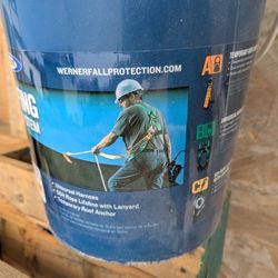 Werner Roof Safety System.  