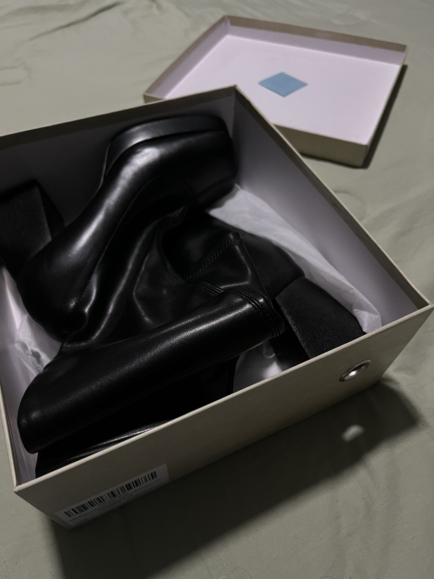 Black Knee High Boots